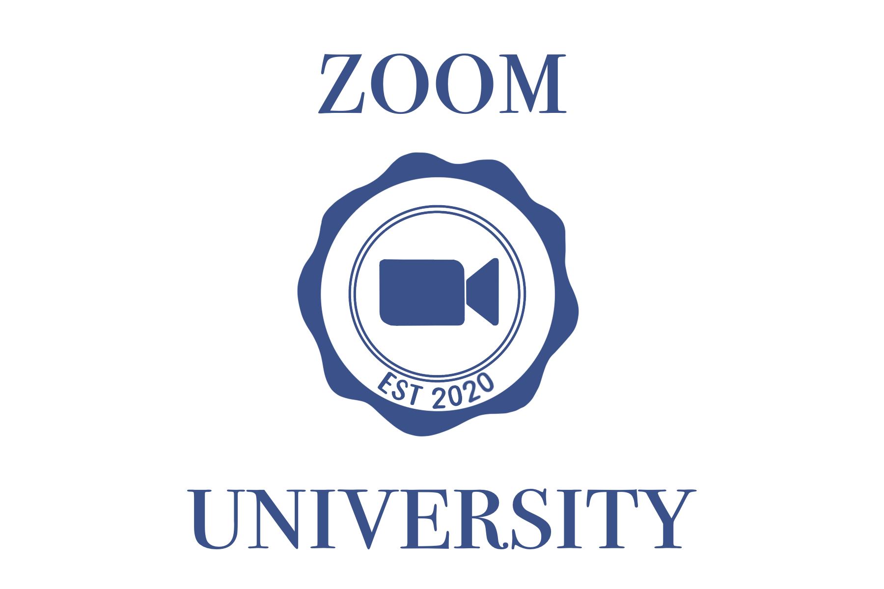 Fake Zoom University logo